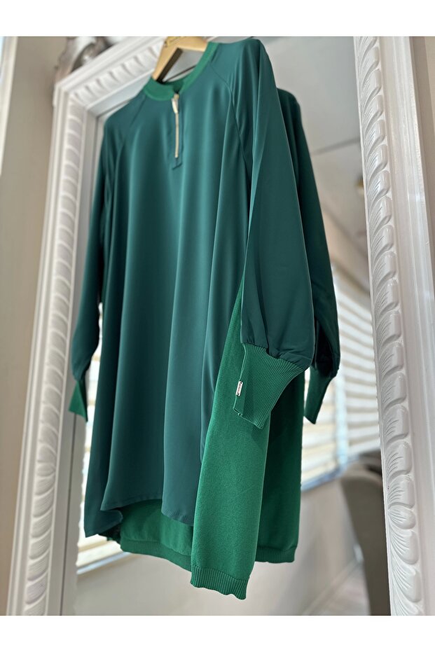 6899 Yeşil Tunik - 2