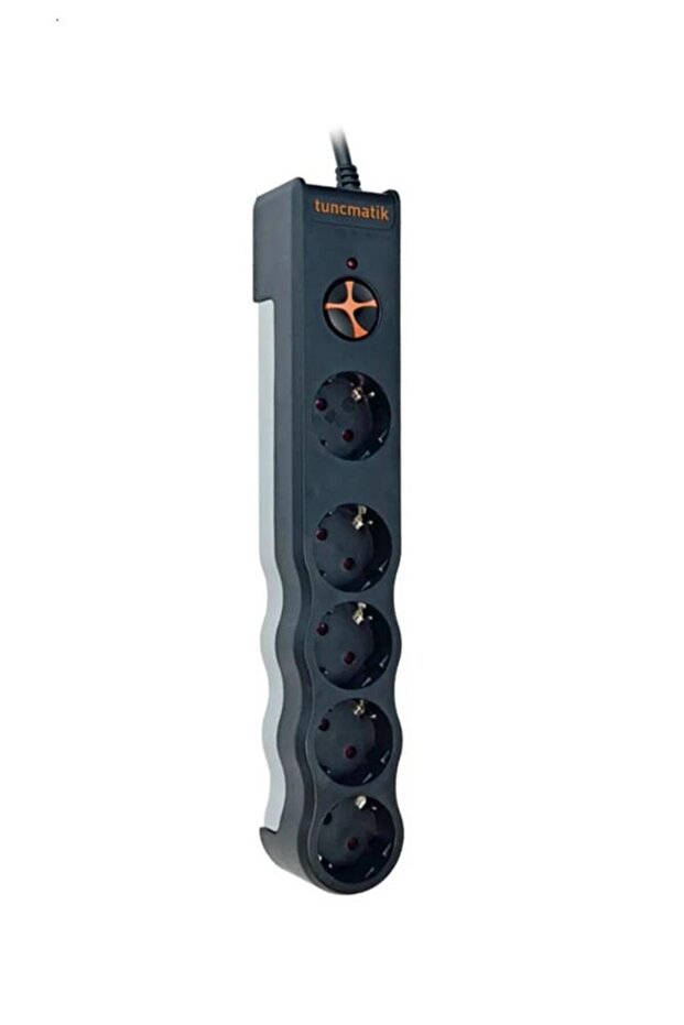 TSK6136 Powersurge 5'lı Siyah 1050 Joule