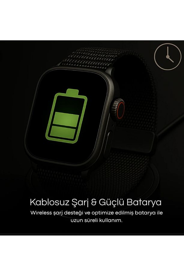 Watch HK10 ULTRA 3 MAX - Amoled Ekran - Chatgpt- Çift çekirdek işlemci - 3Kordon (49mm) - 4