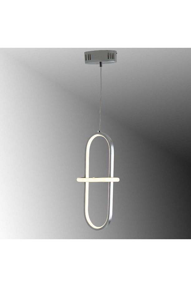 TT006-1-KR-BYR TT Aydınlatma BEYAZ IŞIK LED Minyon Modeli Tekli Krom Kaplama Led Avize - 3