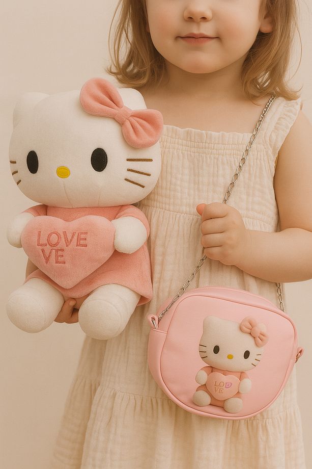 toys Hello kitty ve çanta ikisi bir arada geliyo set olarak - 2