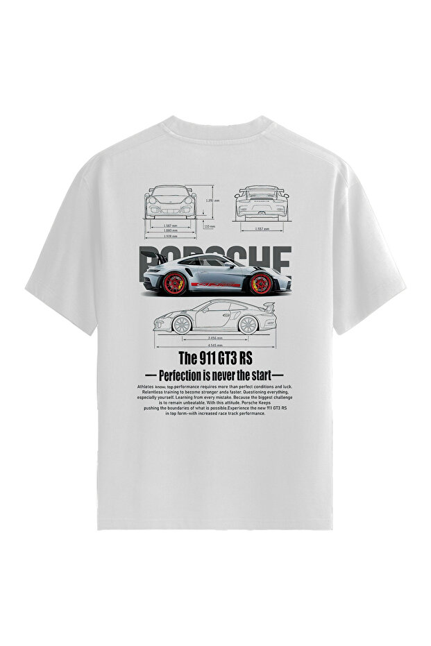 Men/Unisex White 100% Cotton Relaxed Fit (Relaxed Fit) Crew Neck Awakening Custom Printed T-Shirt