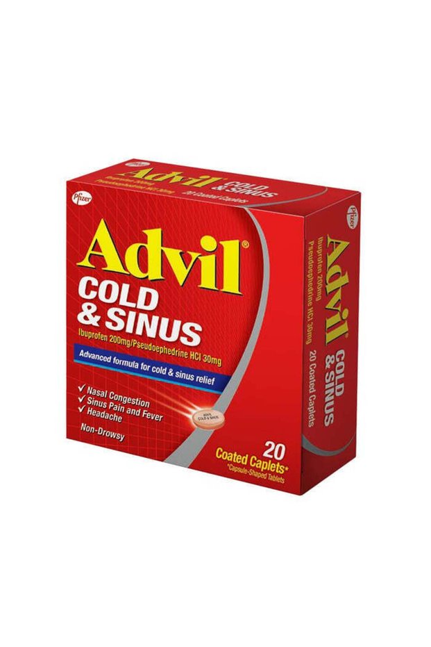 Advil Cold & Sinus Coated Caplets 20's
