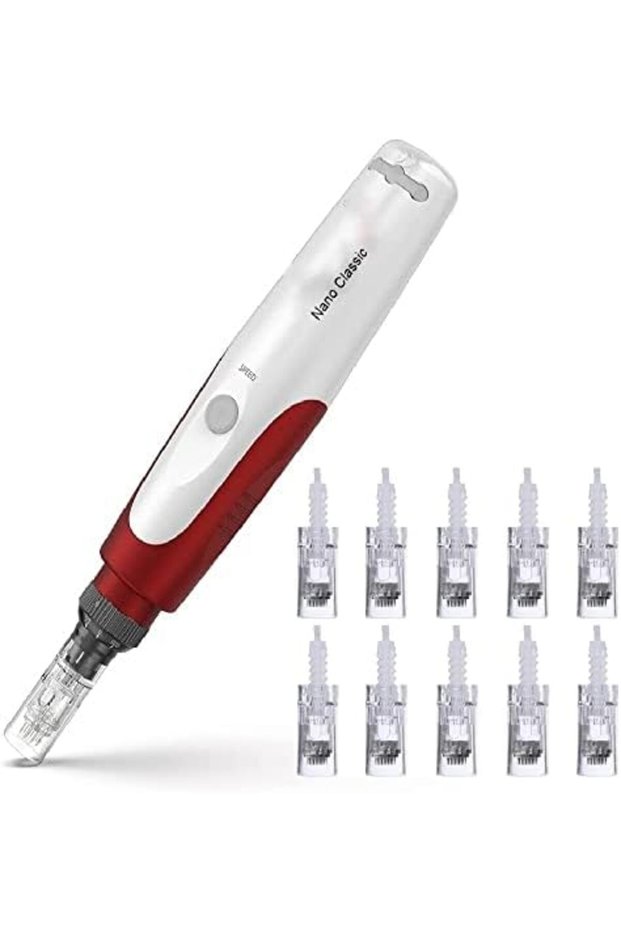 Nano Classic N2 Derma Pen, Wireless Electric Microneedle Derma Roller Pen for Wrinkle Stretch Marks