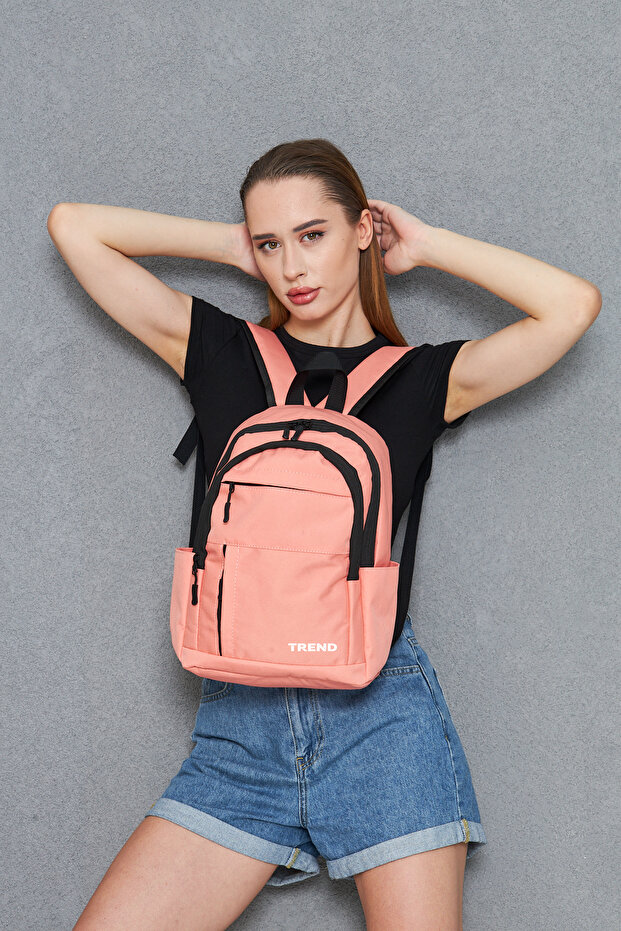 Unisex Waterproof Fabric Backpack - Medium Size Daily, School and Sports Bag