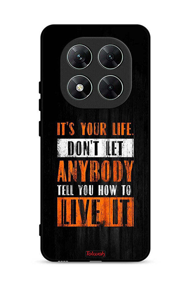 غطاء حماية لهاتف شاومي ريدمي نوت 14 برو 5G "Its Your Life"