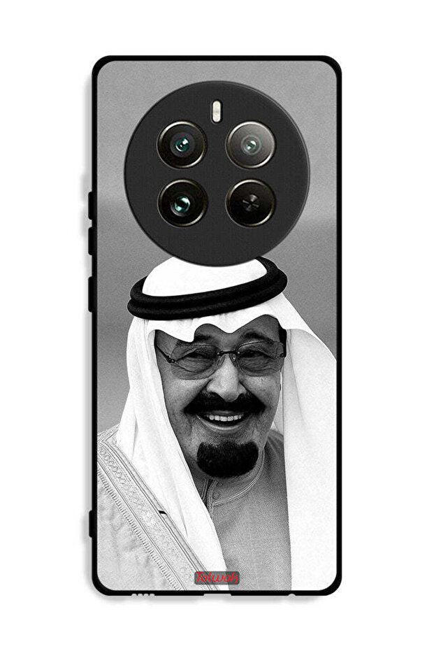 غطاء حماية لهاتف ريلمي 12 برو بلس 5G صورة الملك عبدالله مبتسماً