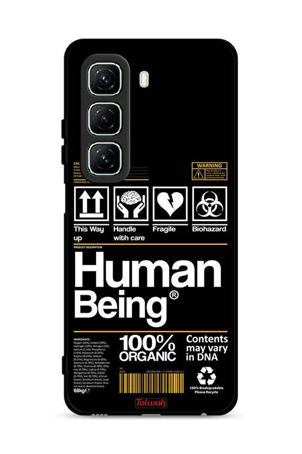 غطاء حماية لهاتف Infinix Hot 50 5G، ملصق إنسان