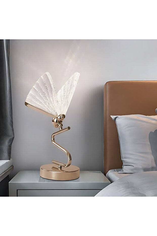 Vaultex Luxury Rechargeable Butterfly Table Lamp - 8