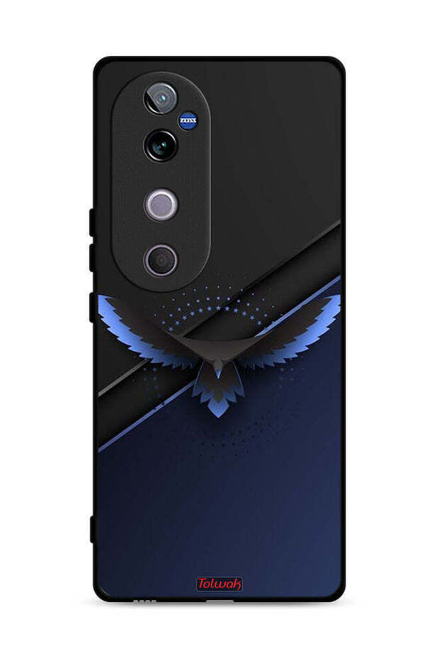 غطاء حماية Vivo V40 5G بتصميم فن تجريدي رقمي من تصميم النسر