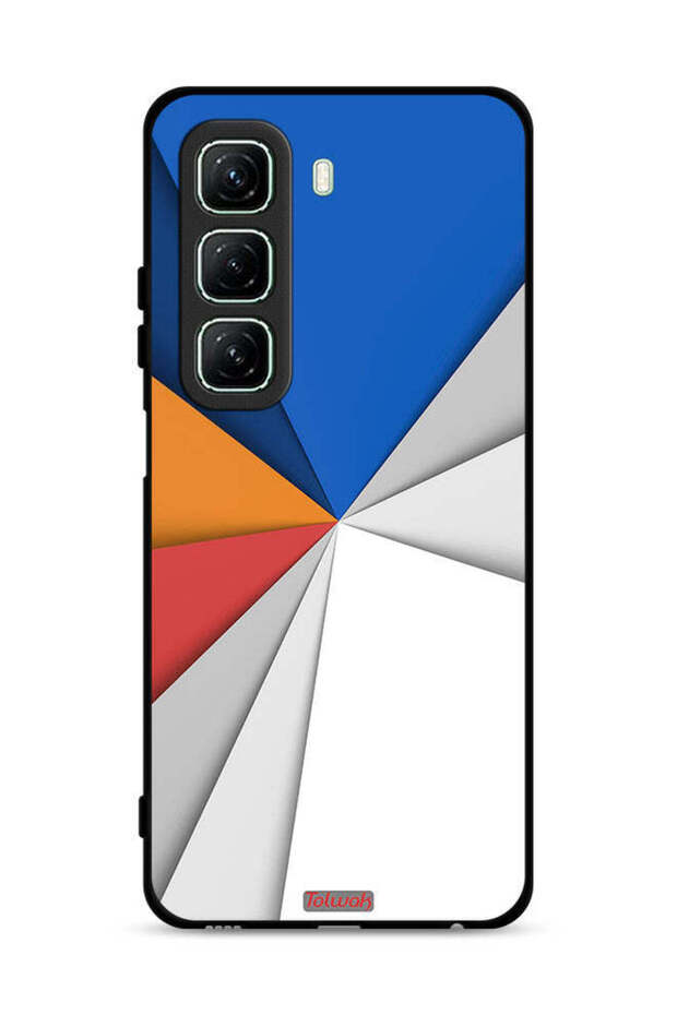 غطاء حماية لهاتف Infinix Hot 50 5G مصنوع من مادة مطابقة للفن التجريدي