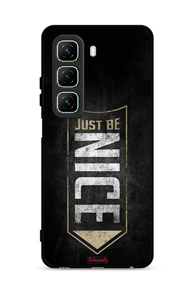 غطاء حماية لهاتف Infinix Hot 50 5G "فقط كن لطيفًا"