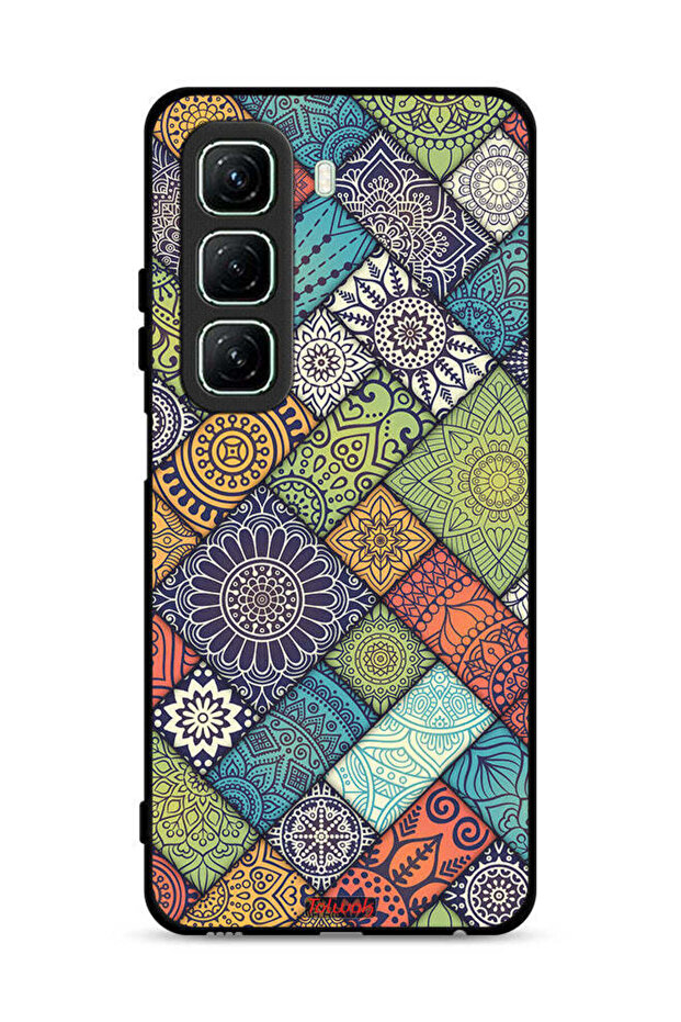 غطاء حماية لهاتف Infinix Hot 50 5G بنقشة ماندالا