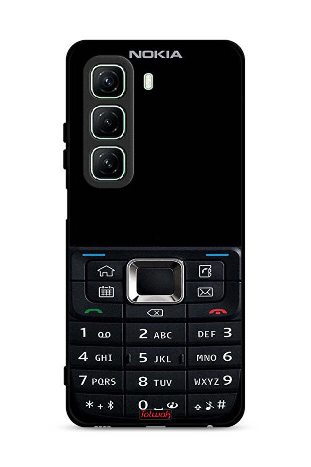 غطاء حماية لهاتف Infinix Hot 50 5G بنمط هاتف قديم