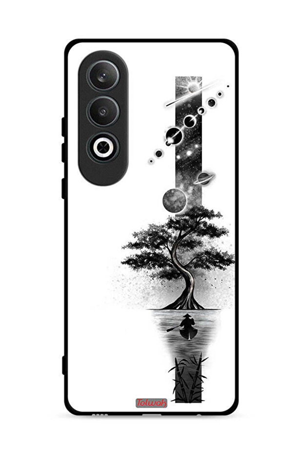 غطاء حماية Oppo K12 Plus 5G بتصميم فن الأرض والفضاء