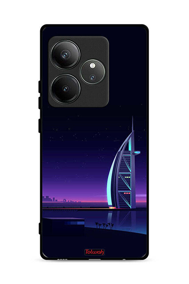 غطاء حماية لهاتف Realme GT 6 5G - فن برج العرب الرقمي