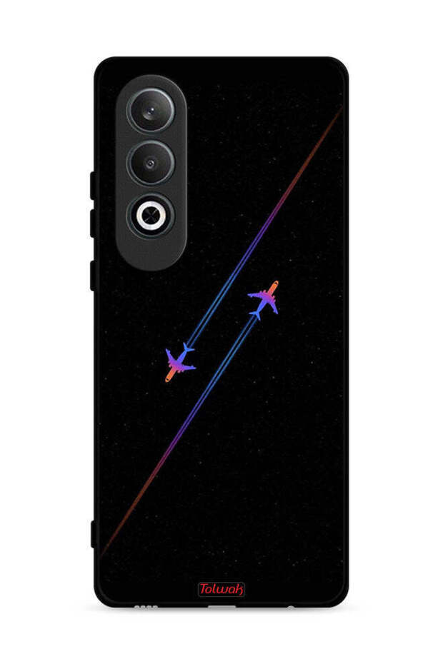 غطاء حماية لهاتف Oppo K12 Plus 5G برسومات طائرات