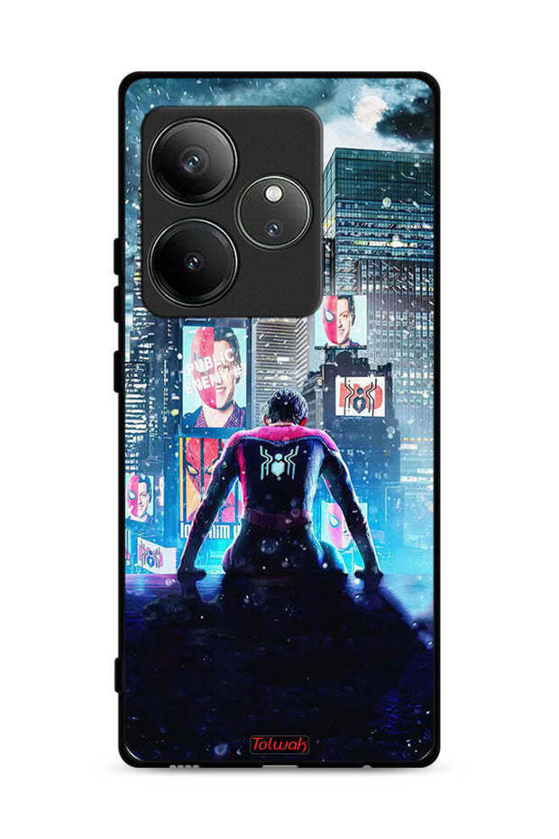 غطاء حماية لهاتف Realme GT Neo6 SE 5G بتصميم سبايدر مان