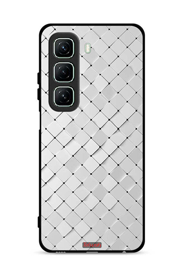 غطاء حماية لهاتف Infinix Hot 50 5G بنقشة بلاط
