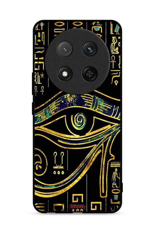 غطاء حماية لهاتف Honor X9c 5G بتصميم عين فنية