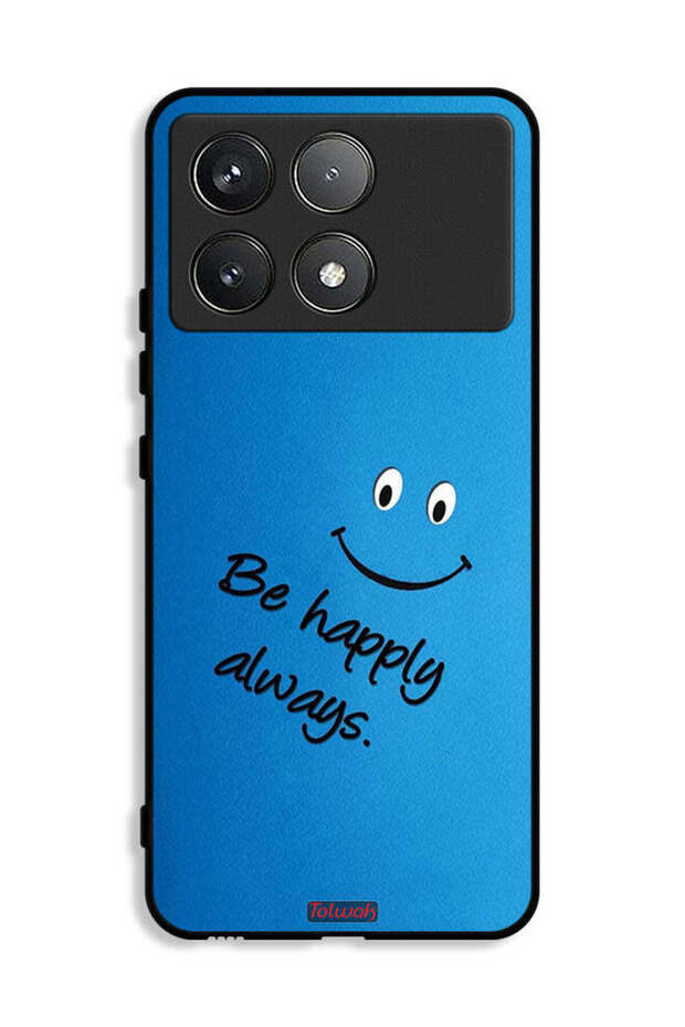 غطاء حماية لهاتف Xiaomi Redmi K70E 5G كن سعيدًا دائمًا