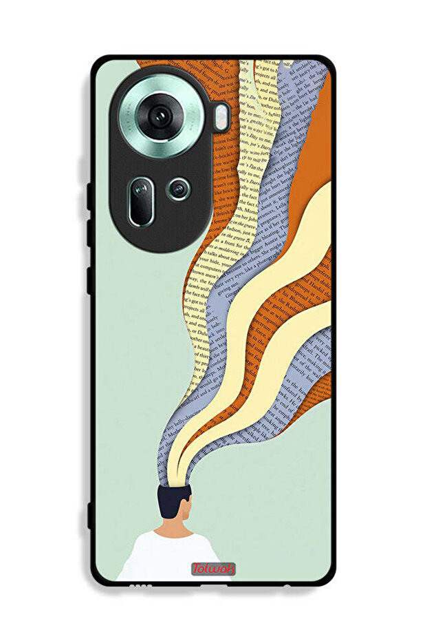 غطاء حماية Oppo Reno11 5G مع رسمة Data In Mind Art