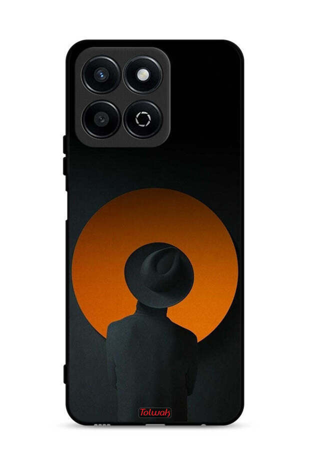 غطاء حماية لهاتف Honor Play 60 Plus 5G بتصميم قبعة بوي آرت