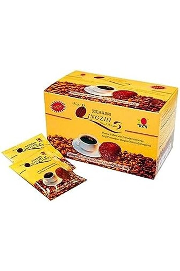 قهوة لينجزي السوداء 2 في 1 مع مستخلص الجانوديرما (4.5 جرام × 20 كيسًا) - 2