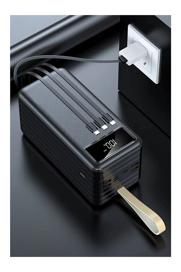 Pw-94 80.000mah Siyah Lcd 1xmicro 2xtyp-c 4xusb Port Taşınabilir Şarj Cihazı Powerbank - 3