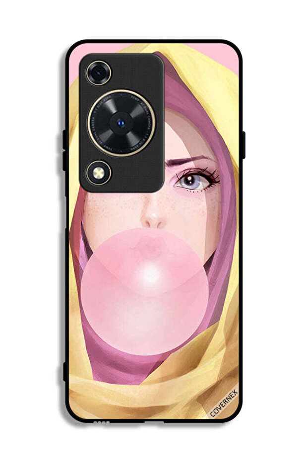 غطاء حماية لهاتف هواوي نوفا Y72 بتصميم بالون الفقاعات