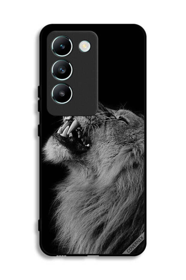 غطاء حماية فيفو V30 لايت 4G بتصميم الأسد المبهج