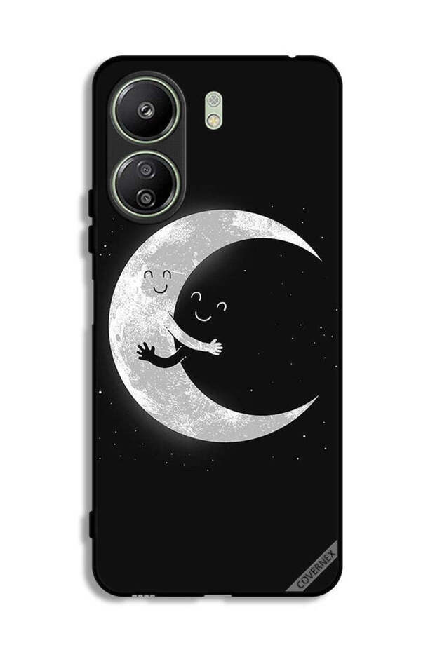 Xiaomi Redmi 13C Protective Case Cover Moon & Dark Sky Hug