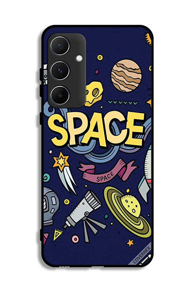 Samsung Galaxy A55 5G Protective Case Cover Space Art