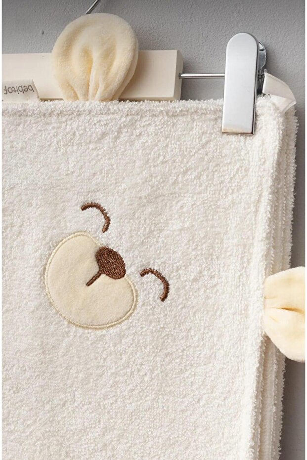 SEVİMLİ KÖPEK BORNOZ SETİ KAHERENGİ - 3