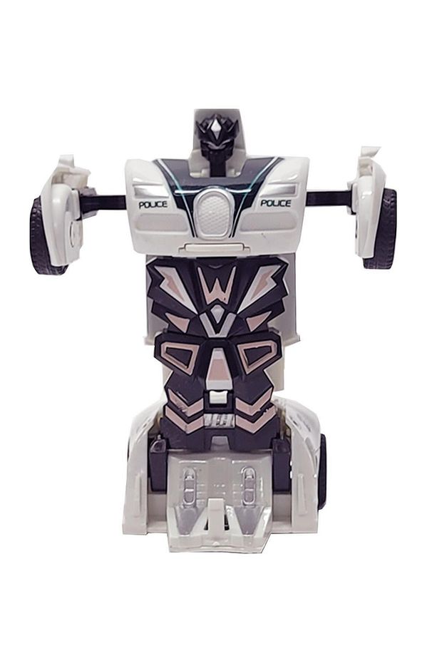 Otobot Polis Bugatti Transformers Robot Araba - 5