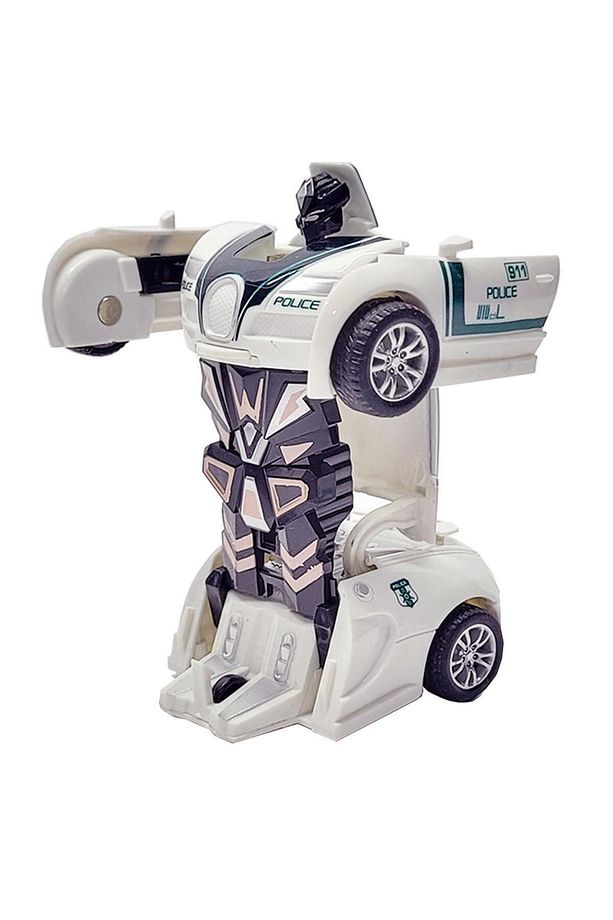 Otobot Polis Bugatti Transformers Robot Araba - 1