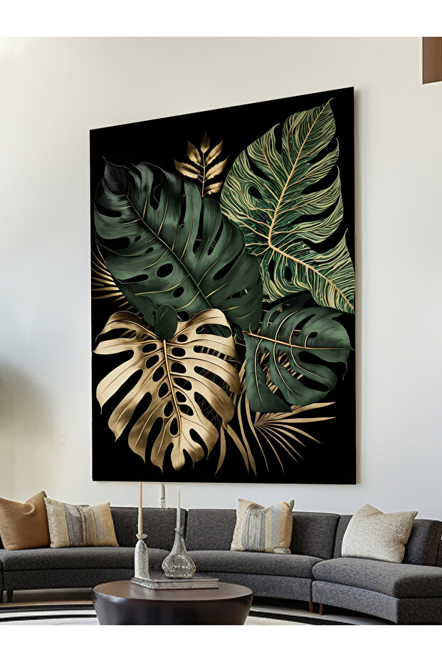 MONSTERA BİTKİ KANVAS KANVAS TABLO - 1