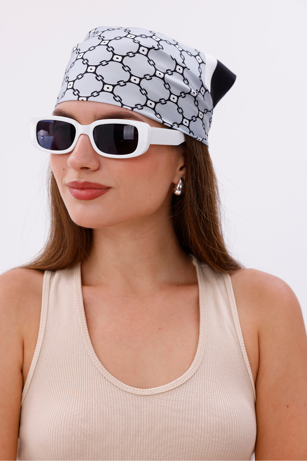 Model de lanț alb bej - Esarfă model Efes Esarfă - 5