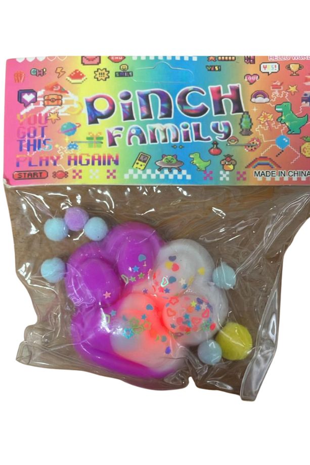 Işıklı Pullu Kedi Patisi Squishy - Sukuşi Moj Moj Taba Moj Squishy - 2