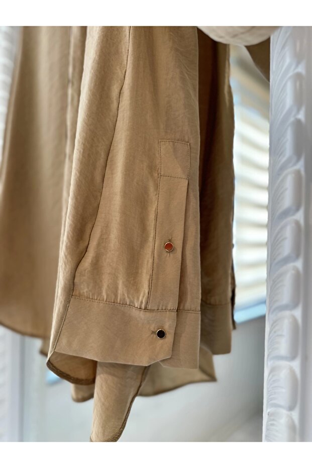 6674M Modal Gömlek - Camel - 3