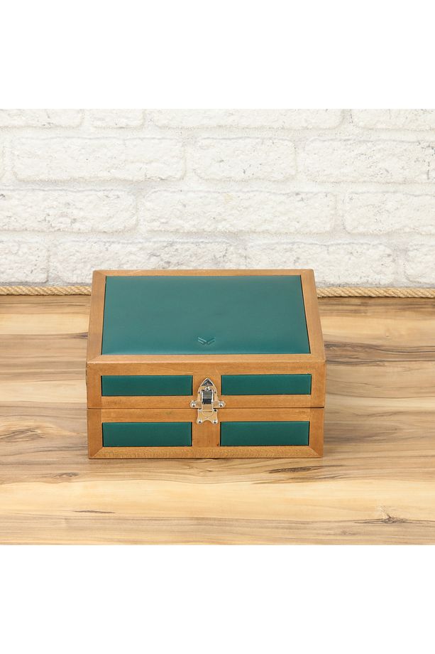 6'lı Ahşap Saat Kutusu Çoklu Saat Kutusu Saat Koleksiyon Kutusu Watch Box Case - 3