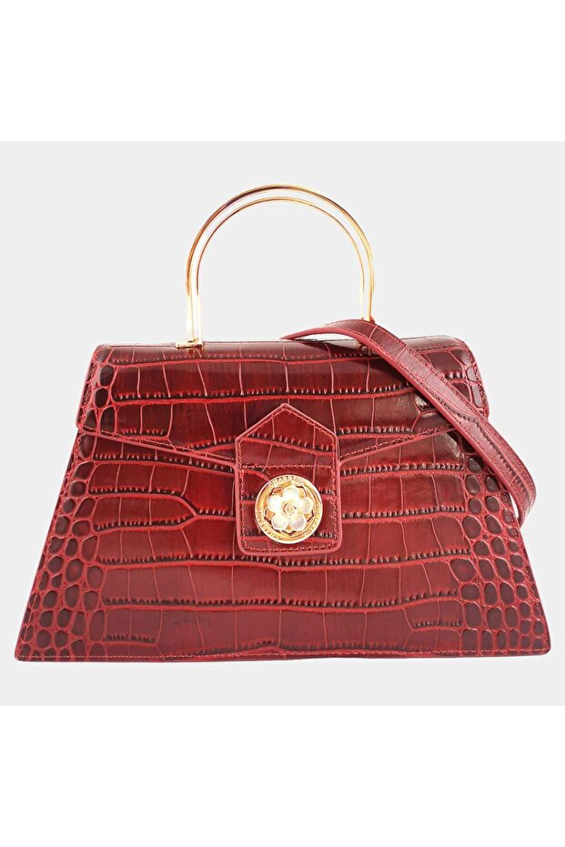 Bordeaux Leather Laetitia Crossbody bag