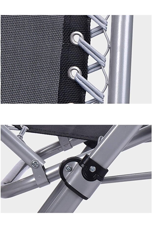 كرسي هايي ذو الجاذبية الصفرية باللون الأسود - 3