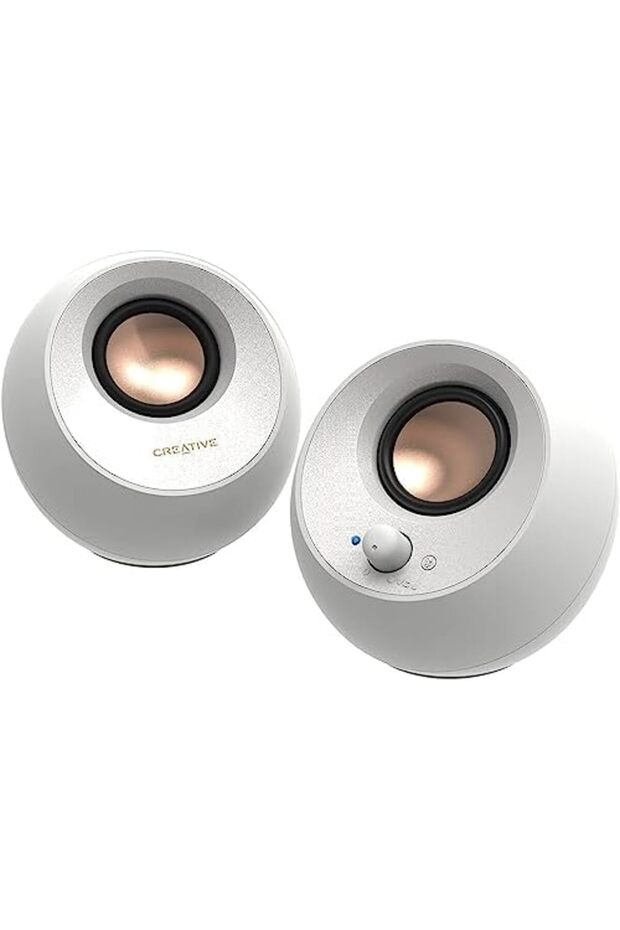 Pebble V3 Minimalistic 2.0 USB-C Desktop Speakers with USB Audio, Clear Dialog Enhancement, - 1