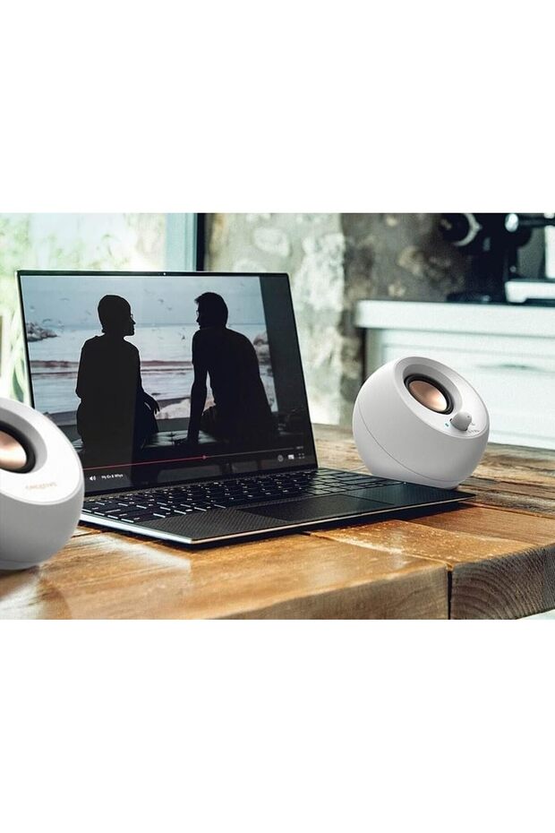 Pebble V3 Minimalistic 2.0 USB-C Desktop Speakers with USB Audio, Clear Dialog Enhancement, - 2