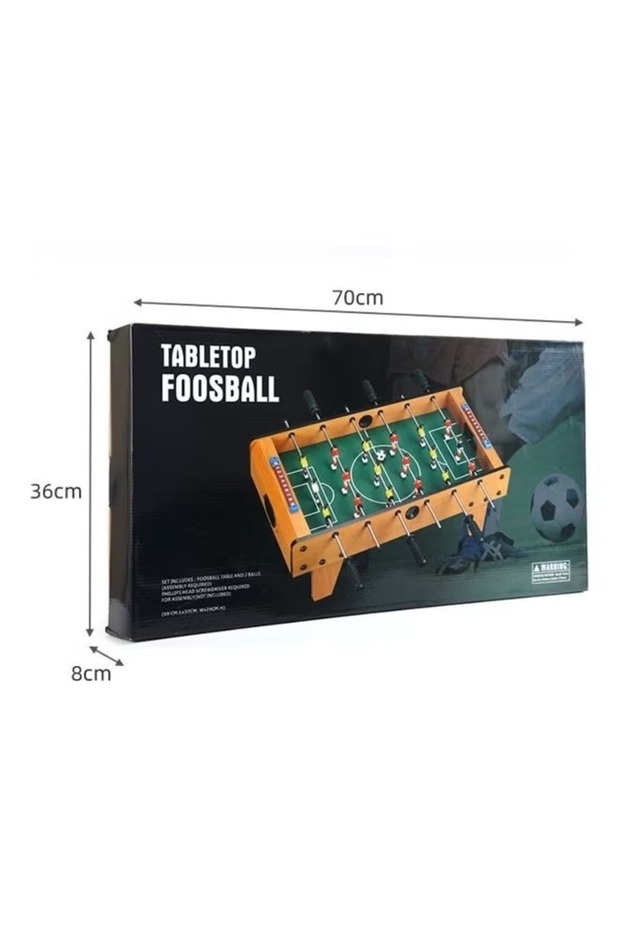 Mini Foosball Table Top Soccer Game - 5