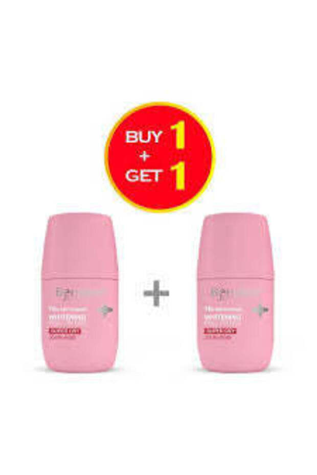 Natural Whitening Roll-On Deo Super Dry Jouri Rose Clear 50ml Pack 1+1 free