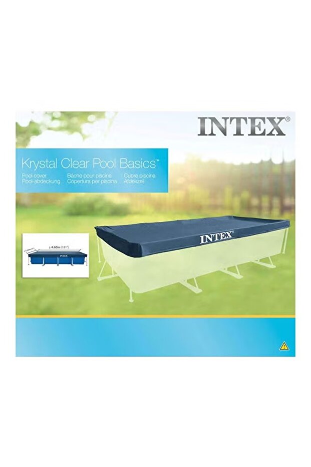 مجموعة أغطية حمامات السباحة المستطيلة، قد تختلف الأبعاد 4.50 × 2.20 متر - 2