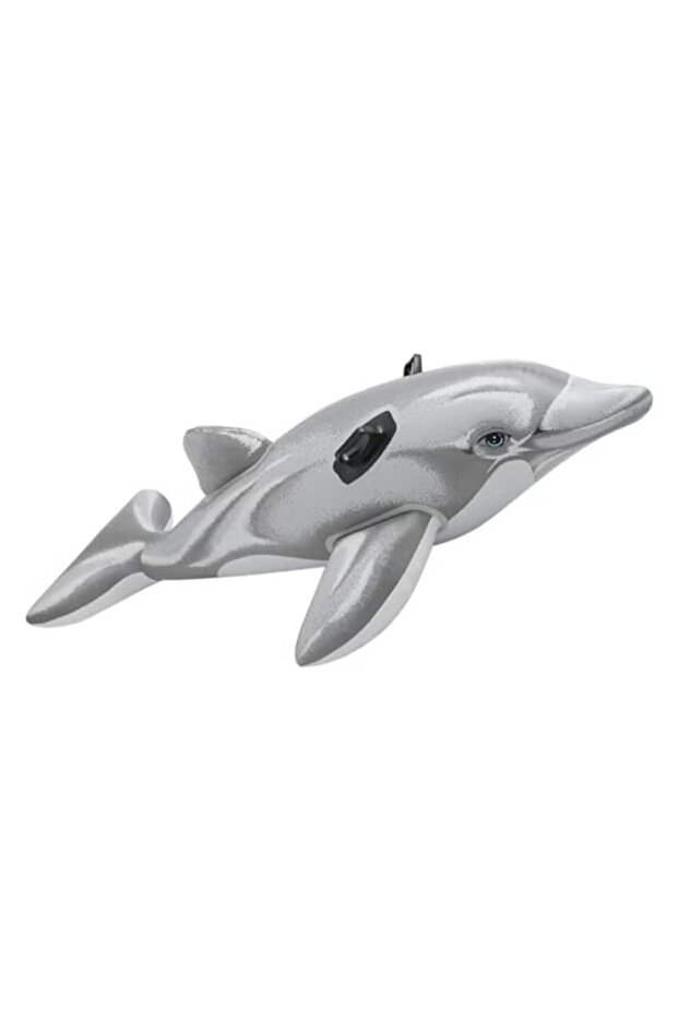 عوامة قابلة للنفخ على شكل دولفين في حوض السباحة - 2