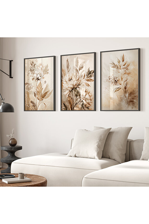 3 Parça Çerçeveli Tablo - 1
